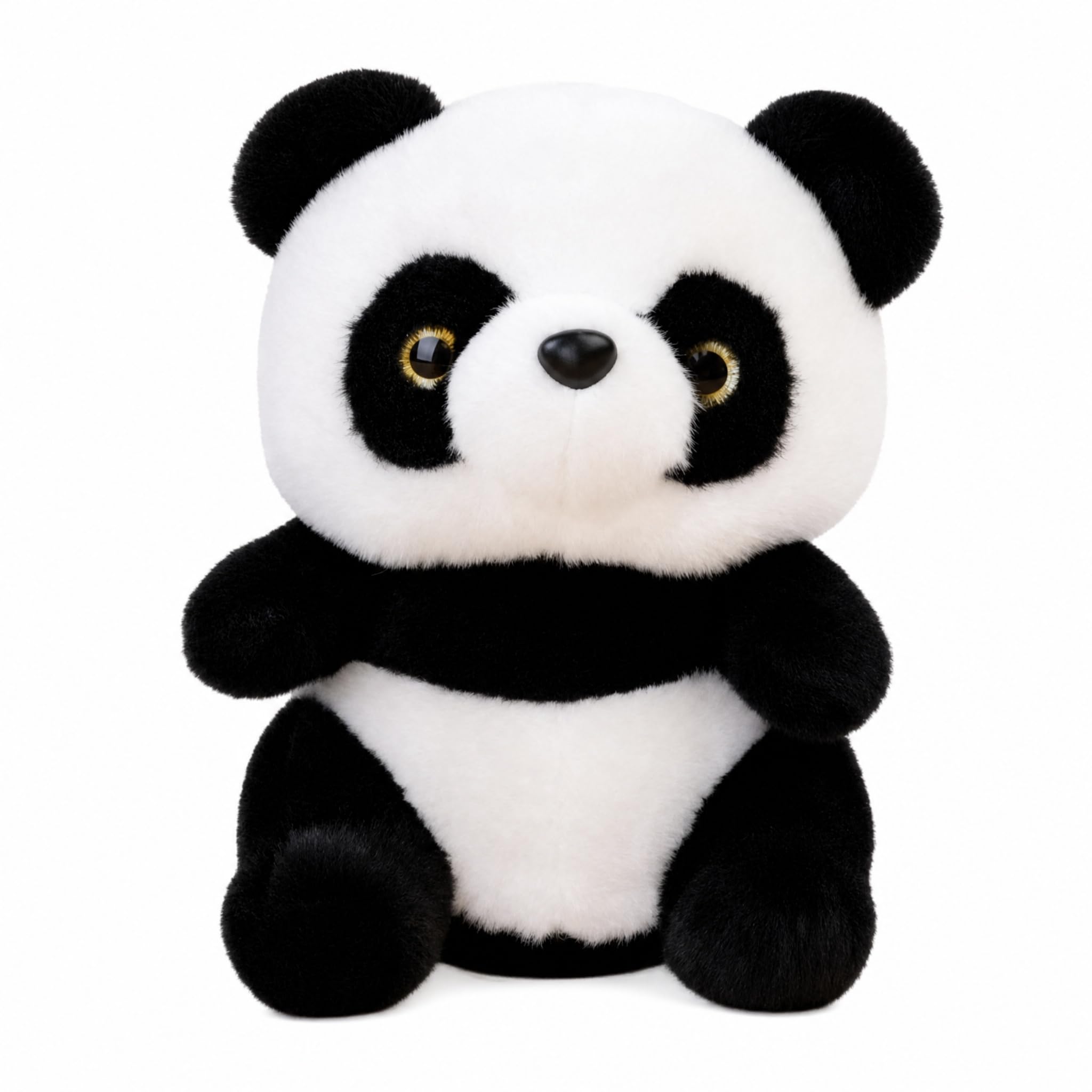 Kuwuarg Panda Plush, 23cm Panda Teddy for Desk Companion & Travel Decor