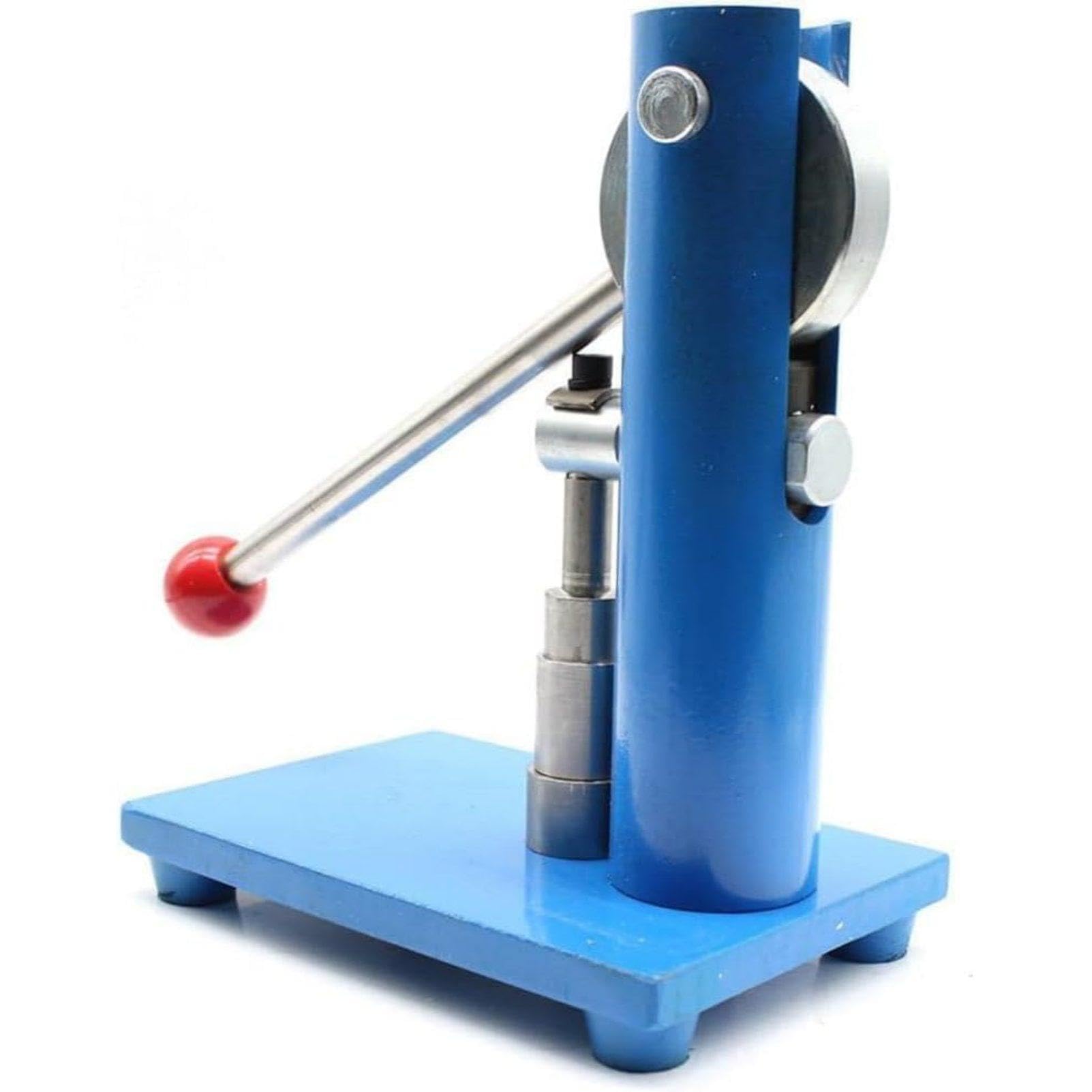 Machine manuelle de presse à tablette en poudre, fabricant de pilules efficace avec poignée ergonomique pour un usage en laboratoire, conception compacte et durable pour diverses formulations, idéal p