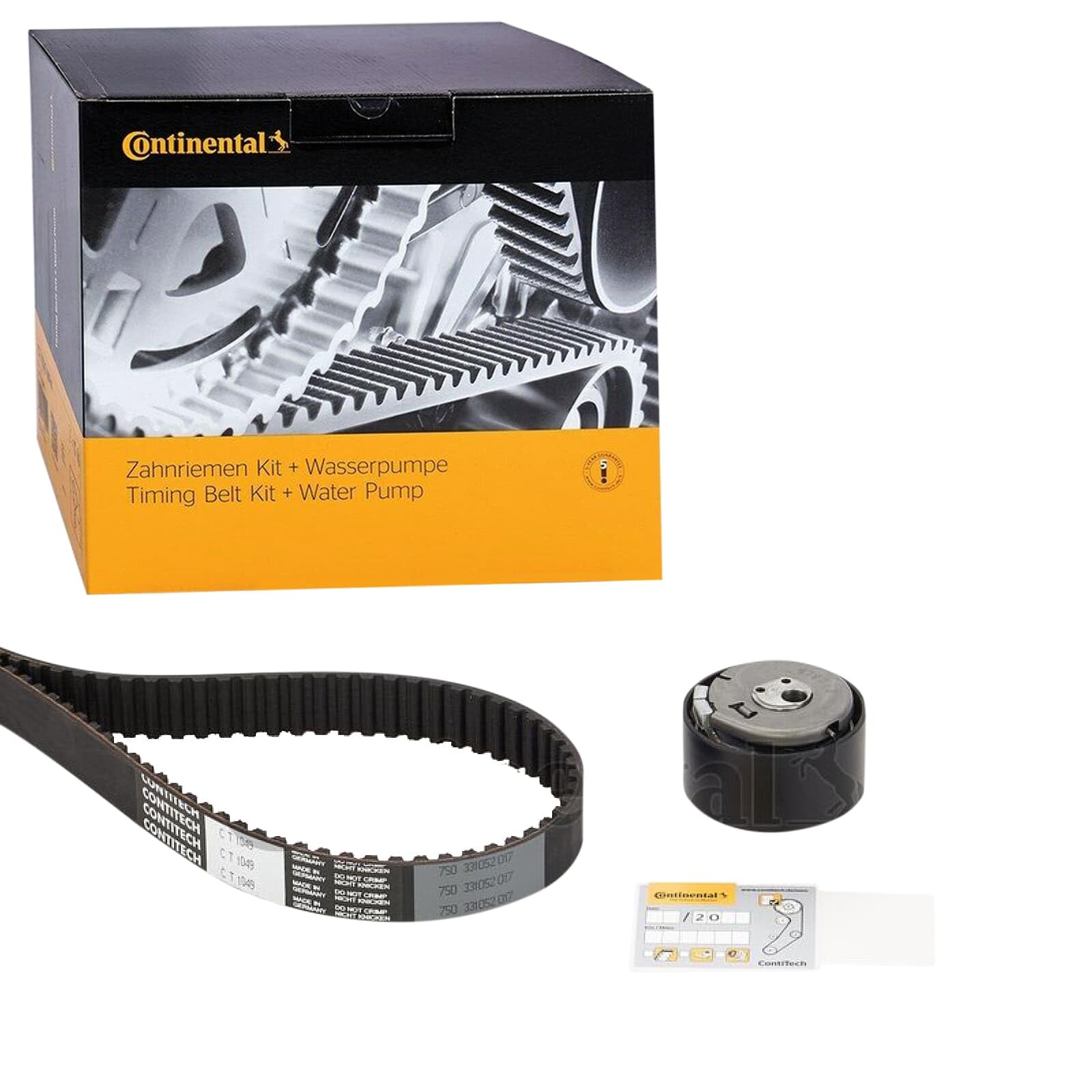 Timing belt kit CT1049K1 CONTINENTAL CTAM for ABARTH FIAT ALFA ROMEO OPEL LANCIA