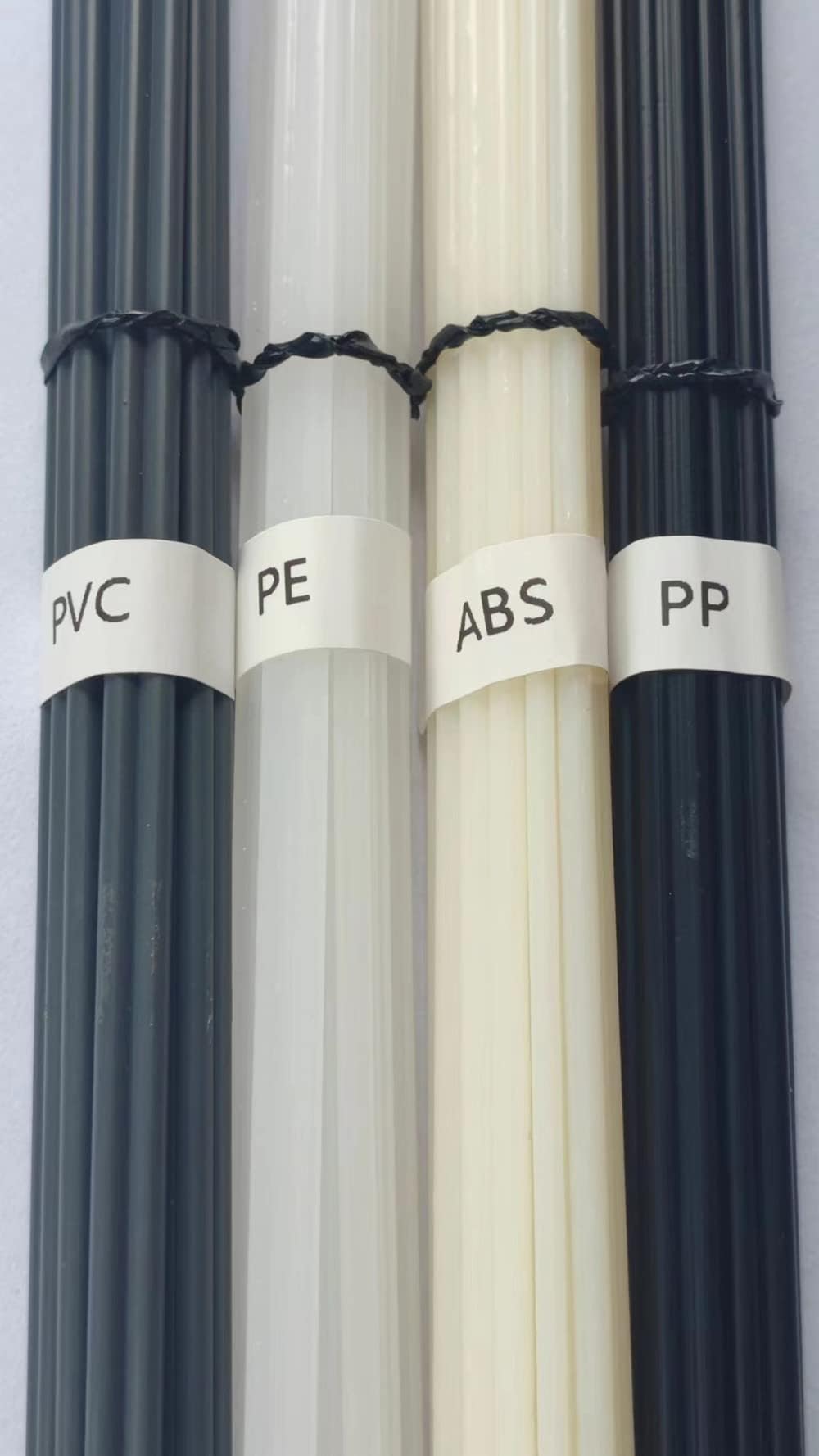 1PC=9.8 Inch 40PCS Plastic welding rods ABS/PP/PVC/PE welder rods for plastic welder gun/hot air gun (Each 10pcs rods)