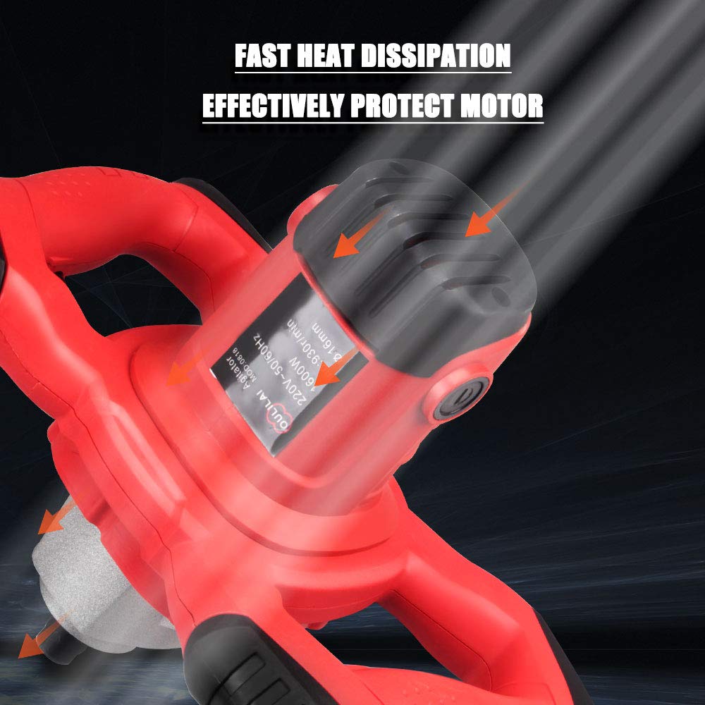 Miscelatore Elettrico Anbull 2100W - 6 Velocità Per Malta, Colla E Intonaco - Foto 4