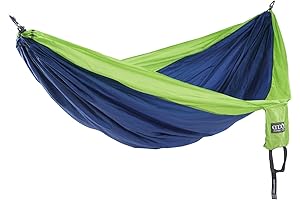ENO DoubleNest Hammock in Sapphire/Chartreuse - The Perfect Swing for Two