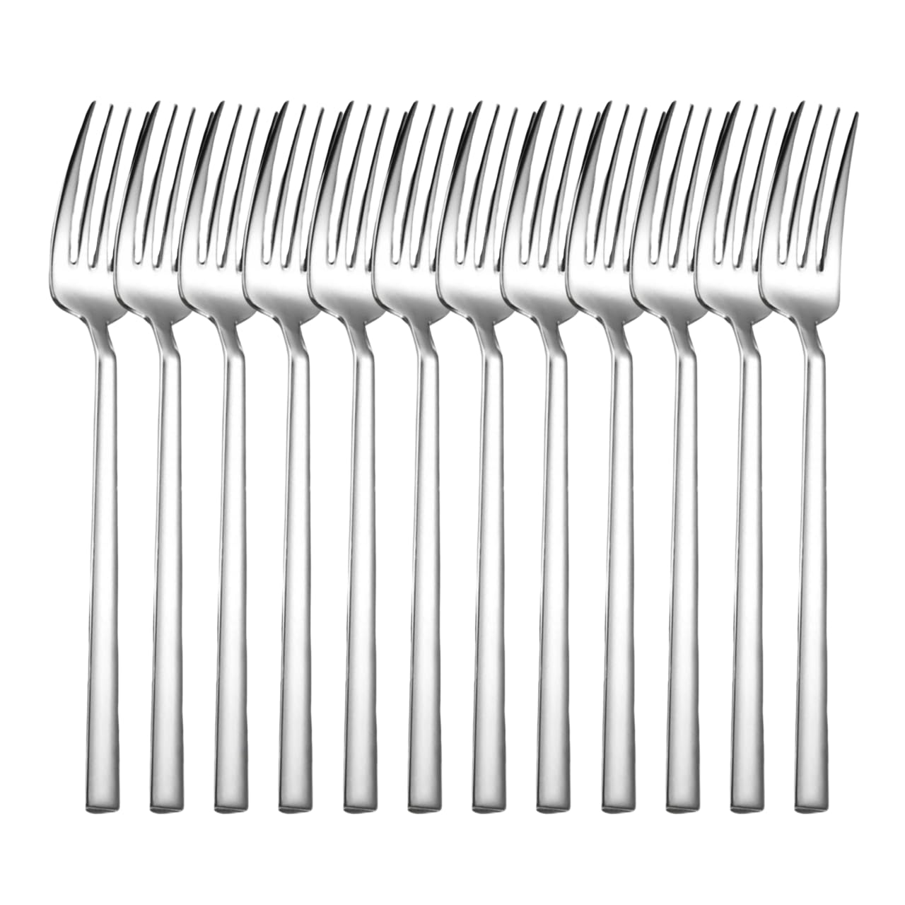 12x UYSAL New Stainless Steel Cutlery Dining Table Forks Pastry Dinner Forks