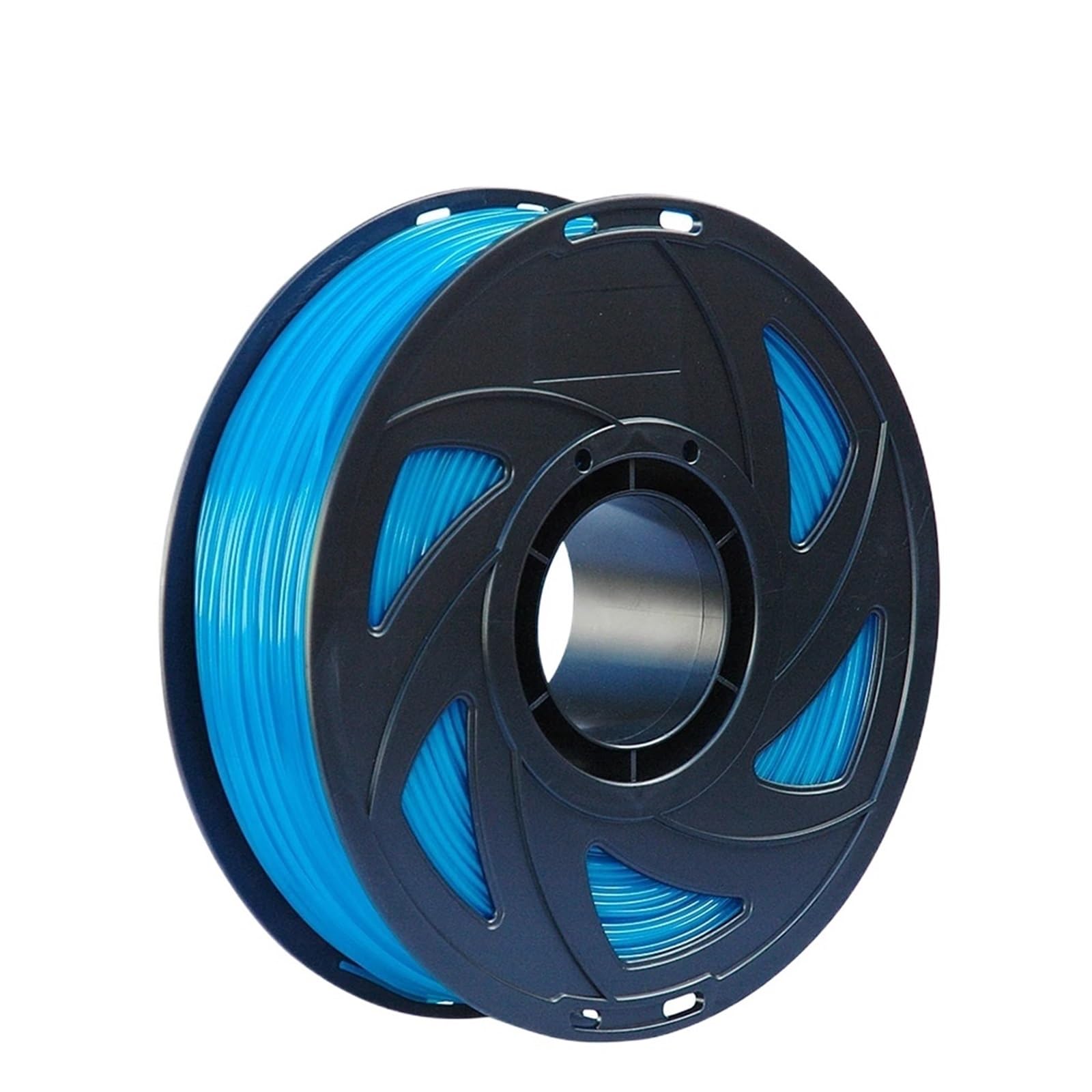 Filament pour imprimante 3D, Filament d'impression 3D TPU Flexible de 1.75mm, sans bulle, Non toxique, matière plastique for imprimante, 0.5KG/0.25KG(11A Blue-500g)