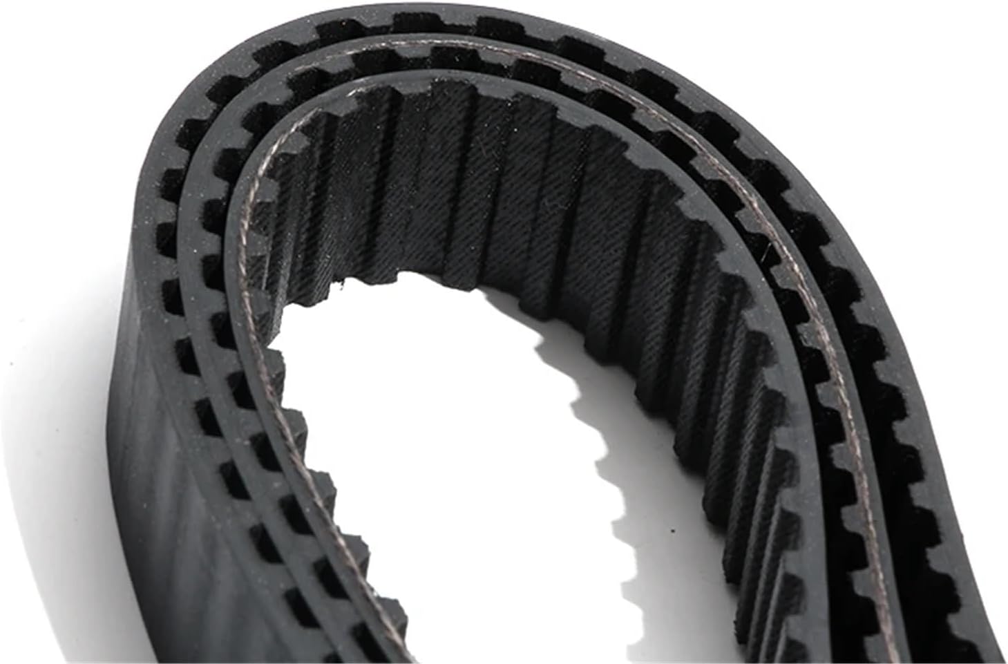 675L/701L/720L/739L Black Rubber Pulley Belt L Type Closed Loop Belt 12.7/15/20/25/30/38mm Belt Width Transmission Belt