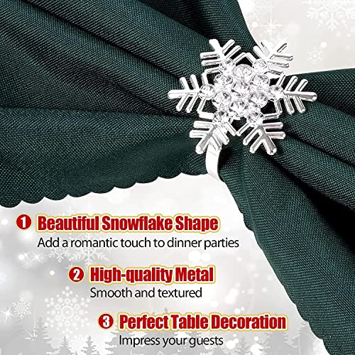 KAHEIGN 10Pcs Christmas Napkin Rings - Image 2