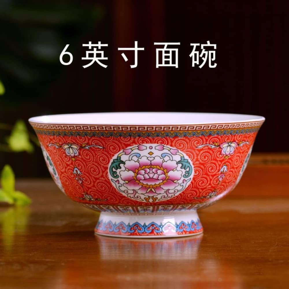 miska ceramiczna, Chińska starożytna porcelanowa miska do ryżu w stylu pałacowym, 15