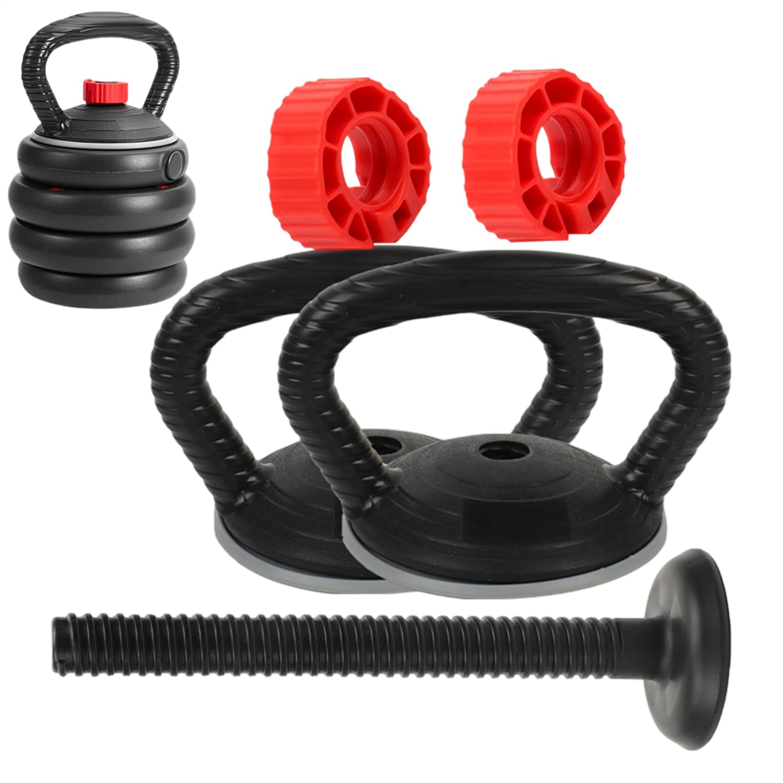Kettlebell Grip – akcesoria zamienne do sztangi, ergonomiczne uchwyty do hantli do treningu siłowego, domu, siłowni, fitnessu, ćwiczeń, zawodów, podnoszenia ciężarów, 2,5 x 5 cm