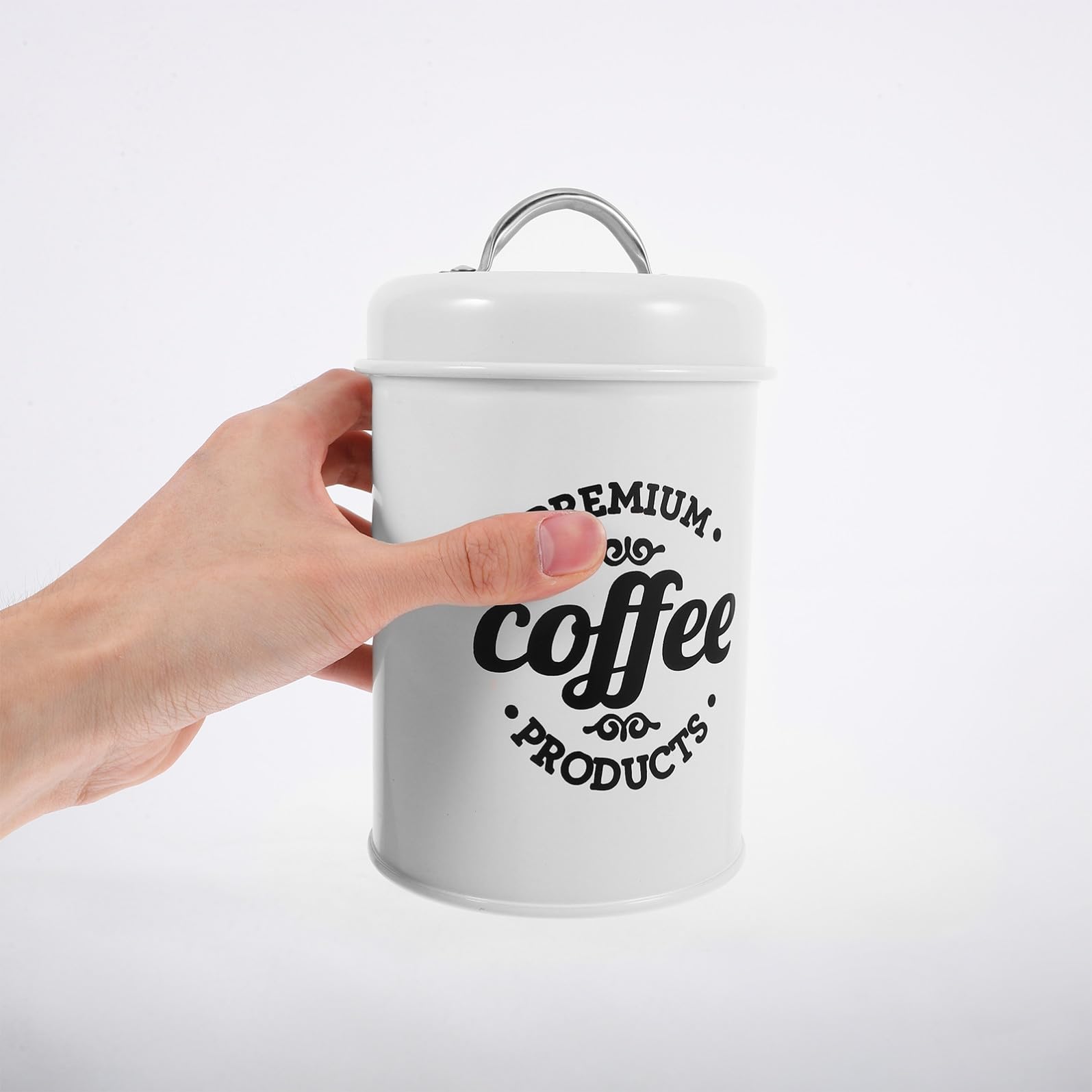 SOLUSTRE 3 Sätze Luftdichtes Teiliges Set für Aufbewahrung von Kaffee Tee und Küchenbehälter Deckel für Snacks Milchpulver und Gewürze für Kleine Räume