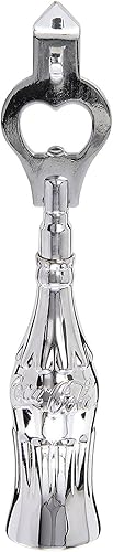 TableCraft Coca-Cola - Abridor de botellas cromado con mango de botella de contorno