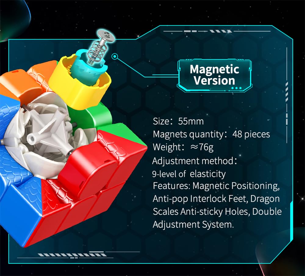 Amazon.com: Willking MoYu HuaMeng YS3M 2023 3x3 Magnetic