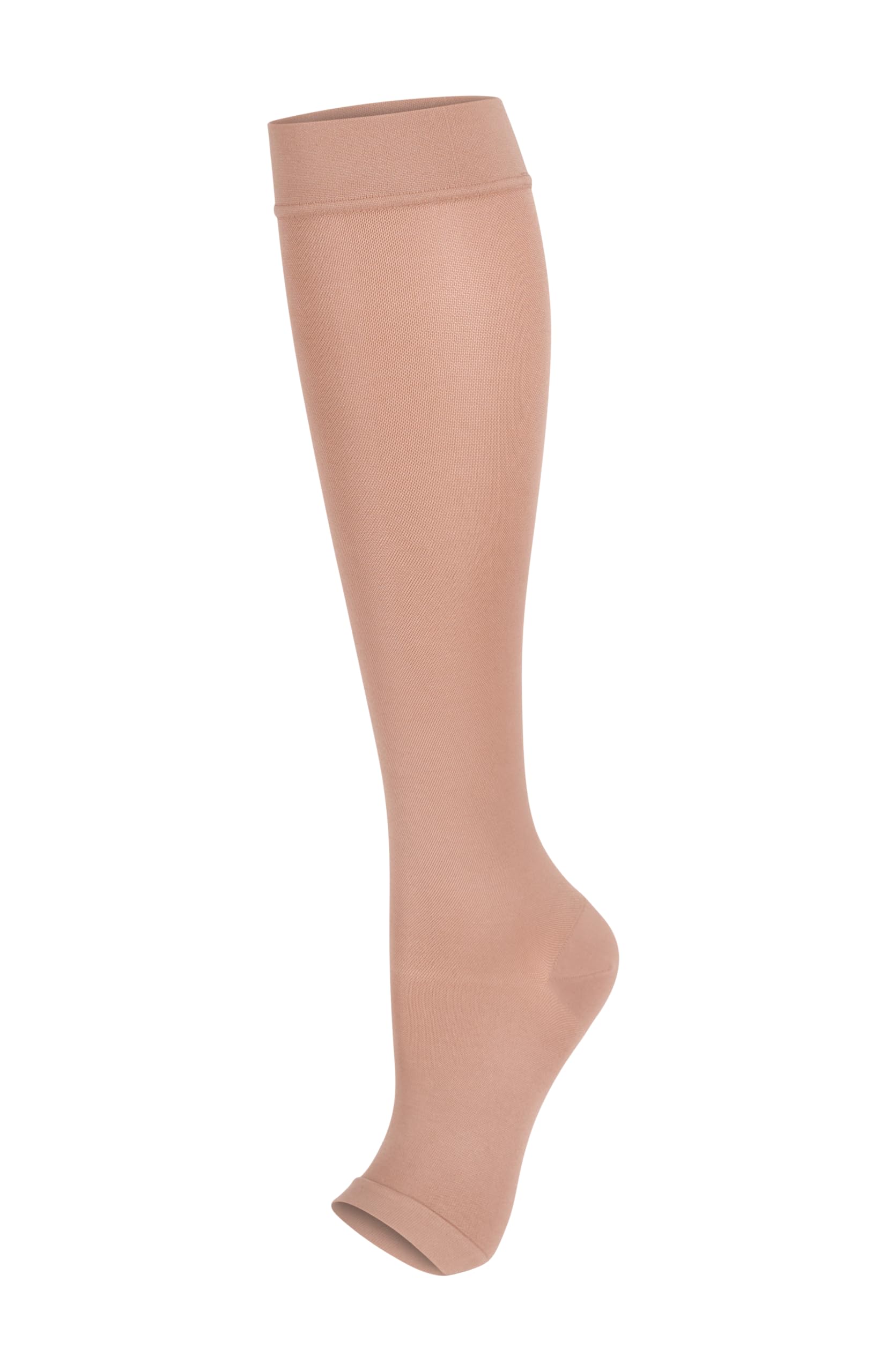 Credalast Comfort Class 1 Below Knee: Beige, Small, Open Toe