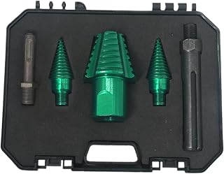 Timber Splitting Tool – High Strength Wood Breaker, Spiral Cone Driver | Replaceable Chopper Device, Furniture Project Gear for Stump Extraction House Fixing Joinery Garden Carpentry Applications