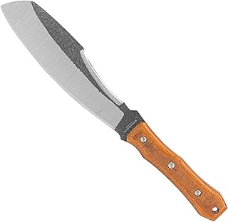 Condor Tool & Knife, Mountain Pass Surveyor Knife with Micarta Handle & Hand Crafted Welted Leather Sheath - Condor