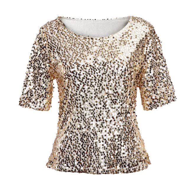 T-shirt met glitter | 44 | 2013000062709