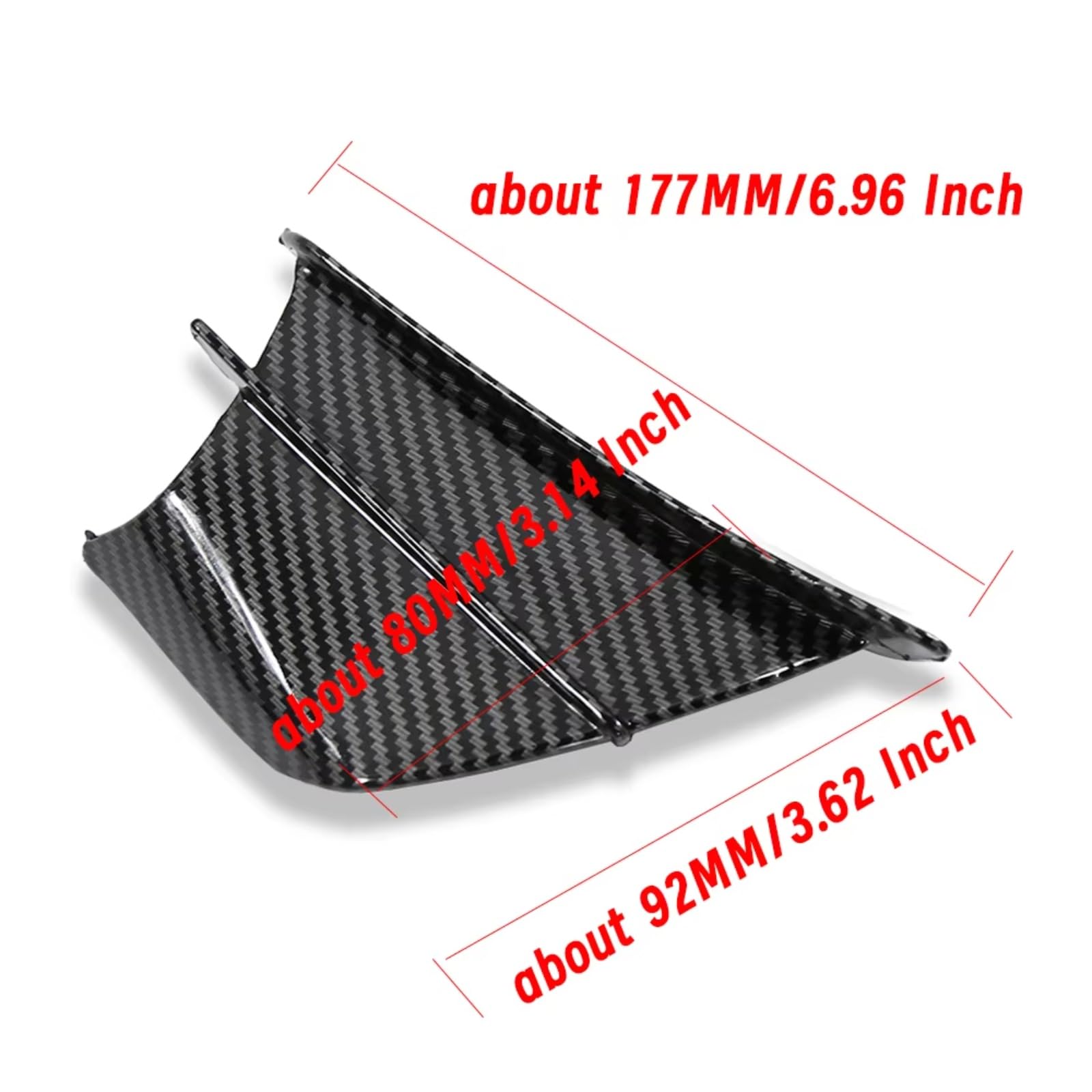 Alette Per Moto Compatibile Con Per H2R Moto Deflettore Per Kit Ala Accessori Spoiler Carenatura Sostituzione Aletta Laterale