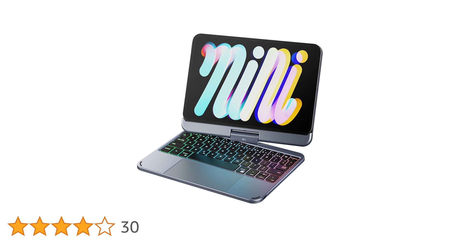 Amazon.co.jp: doqo iPad Mini 7 & Mini 6 ケース キーボード付き 第6