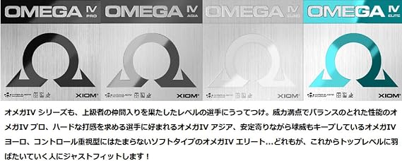 XIOM Omega IV Asia Black Max Rubber