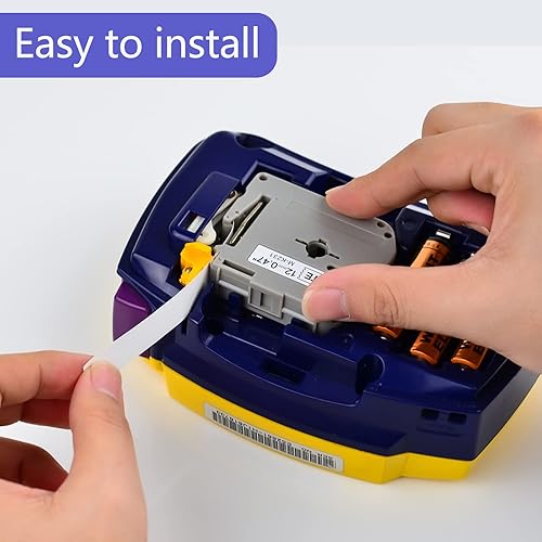 Miniatura 3 de NineLeaf Paquete de 2 cintas compatibles con Brother P-Touch M MK231 M-K231 M231 M-K231S MK131 M131 Negro sobre blancotransparente 0.47 Cinta de