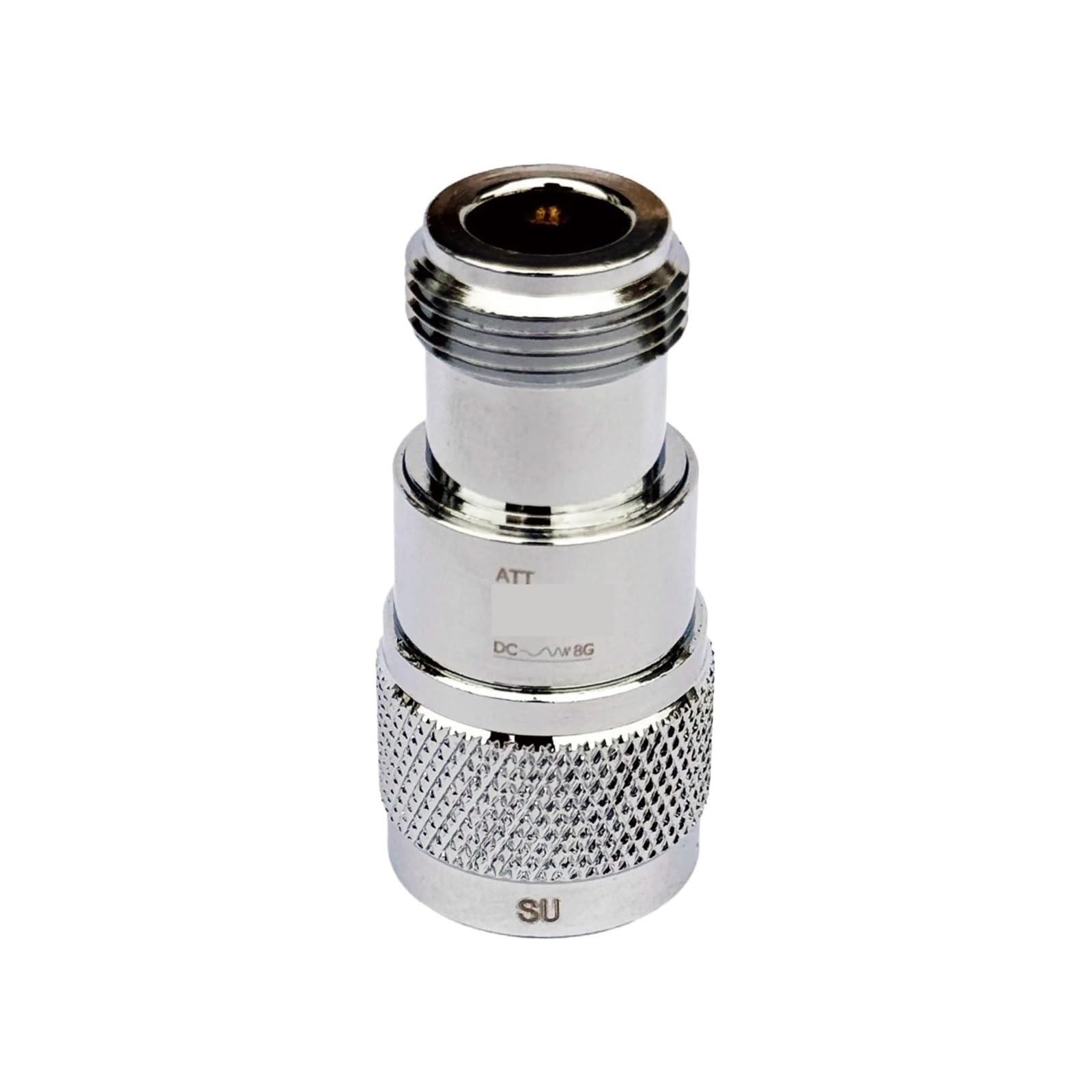Atenuador coaxial de 5W y 40dB con conectores tipo N para rango DC-6G