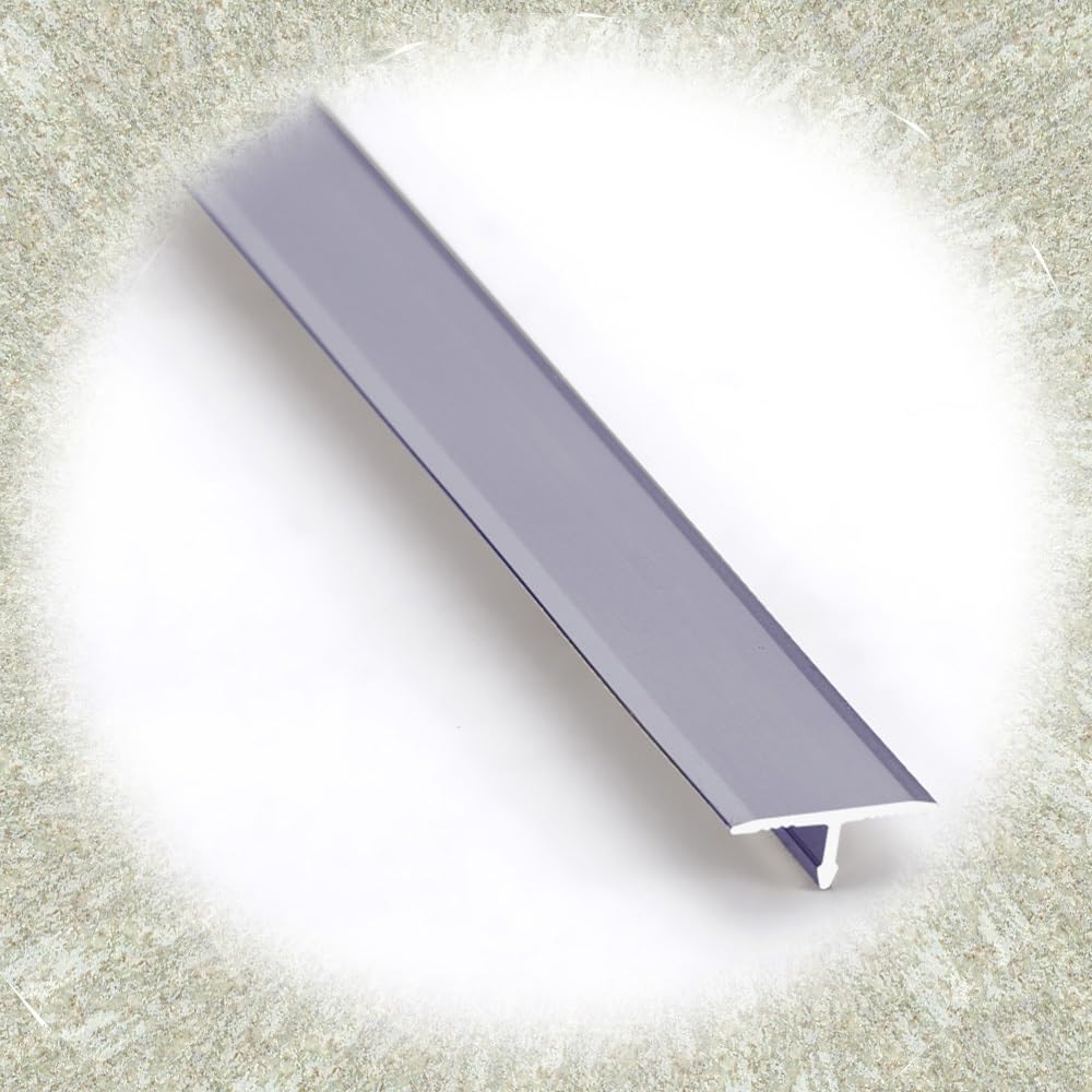 CIOINTNFCG Aluminum T Molding Floor Transition Strip Cuttable Floor Divider Strip Wood To Tile Gap Connecting Strips 3ft Flooring Cover Strips