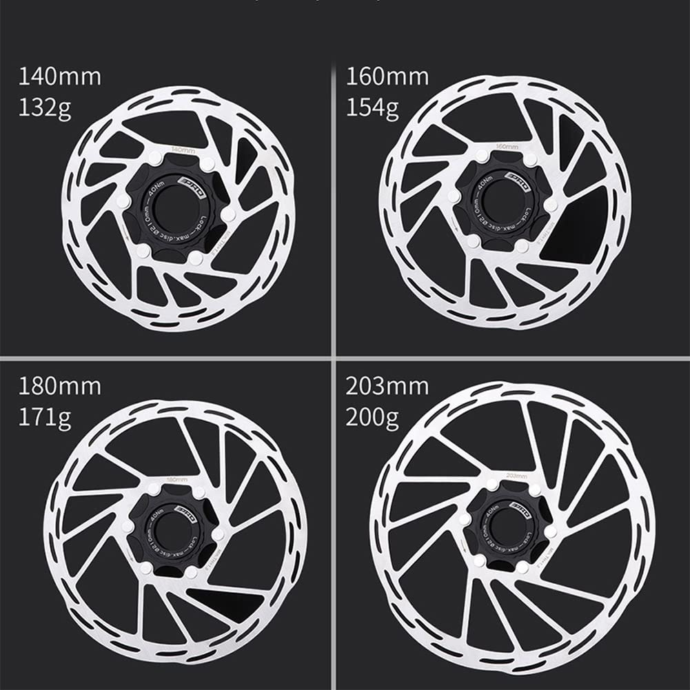 Freno a disco 203 mm Disco Freno Rotore CenterLock Road Bike MTBHeat Dissipazione -Freni a disco idraulici