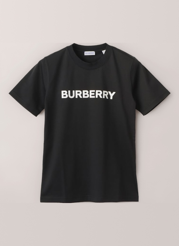 Burberry Burberry ロゴ コットンTシャツ , ブラック