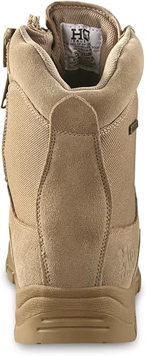 Miniatura 6 de HQ ISSUE Botas tácticas clásicas impermeables de 8 pulgadas con cremallera lateral para hombre