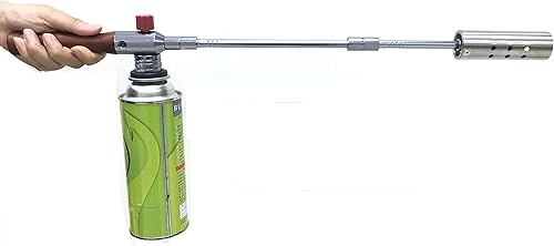 Miniatura 3 de A-ONE Quemador de jardín al aire libre, antorcha de soplete al aire libre,Antorcha de butano con adaptador de recipiente, antorcha con mango de