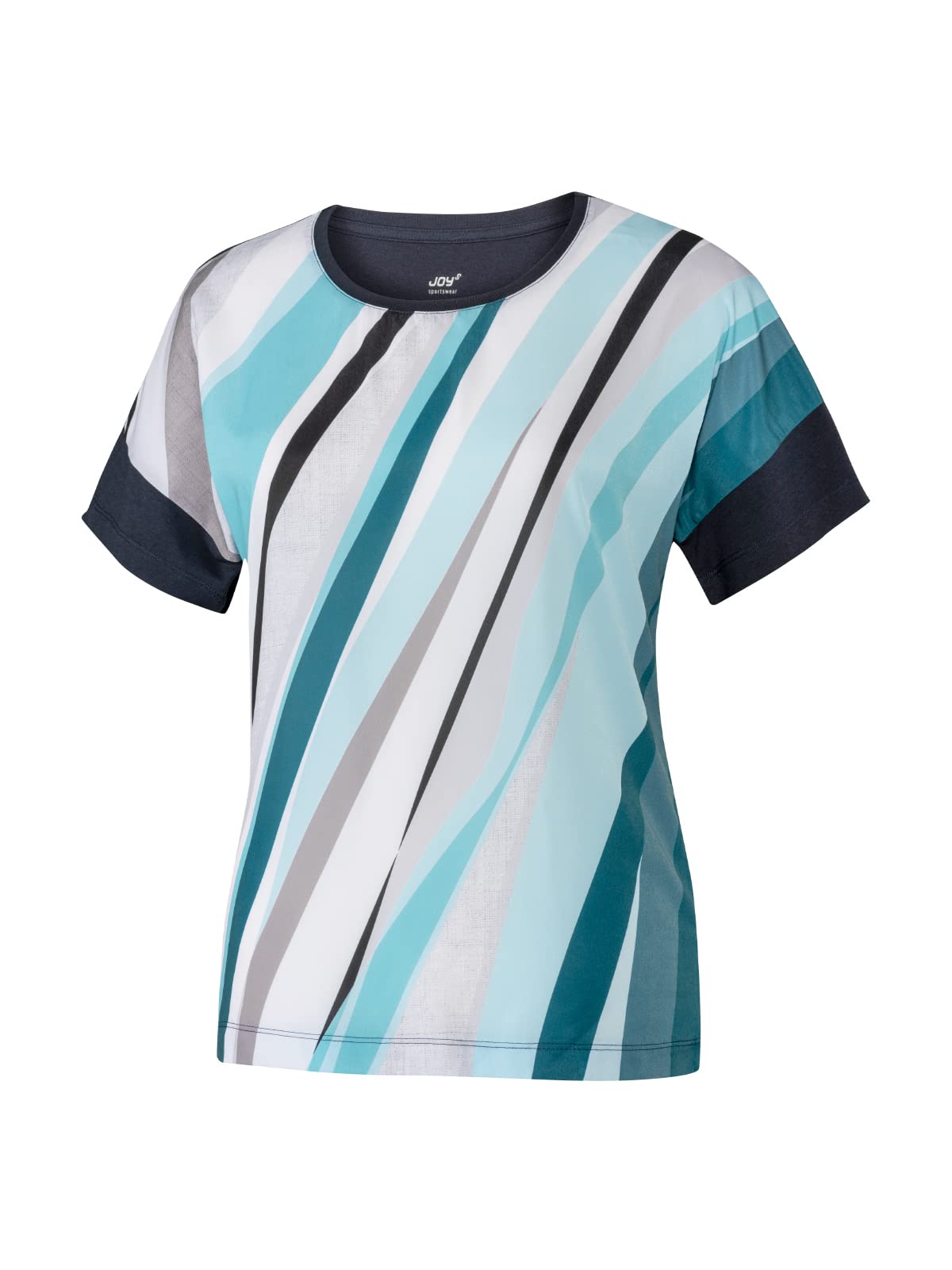 Joy Sportswear Damen Shirt Carmen, bequemes Sportshirt, ideal für Sport und Freizeit 42, Petrol Bedruckt