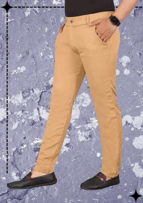 Men’s Slim Fit Casual Chinos Pants Stretch Cotton Trousers with Flat Front, Comfortable Everyday TS K041 Parent-picture-27