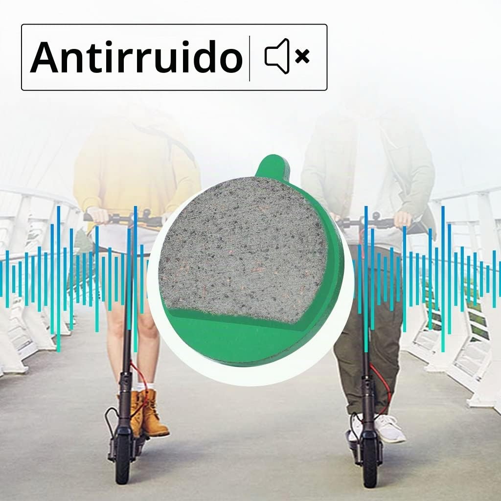aibiku 2 Pares Pastillas de Freno de Cerámica para KUGOO M4 / M4 Pro Eléctrico Patinete - Piezas de Repuesto de Scooter Accesorios