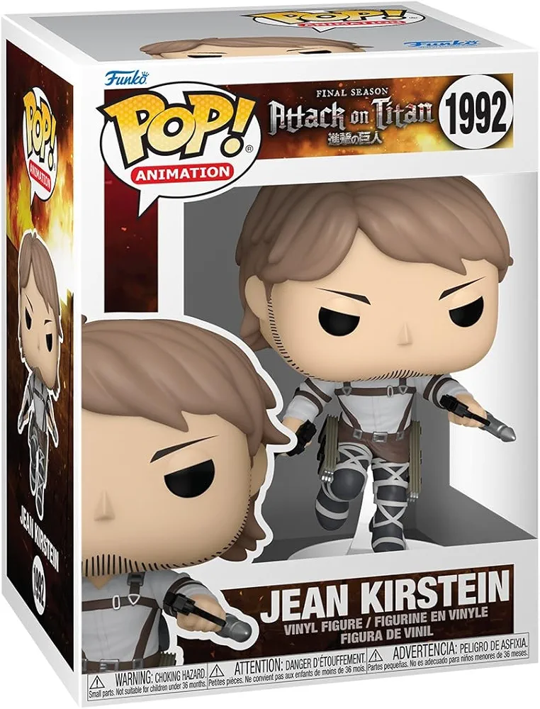 Funko Pop! Animation: Attack on Titan - Jean Kirstein - Figurine en Vinyle à Collectionner - Idée de Cadeau - Produits Officiels - Anime Fans