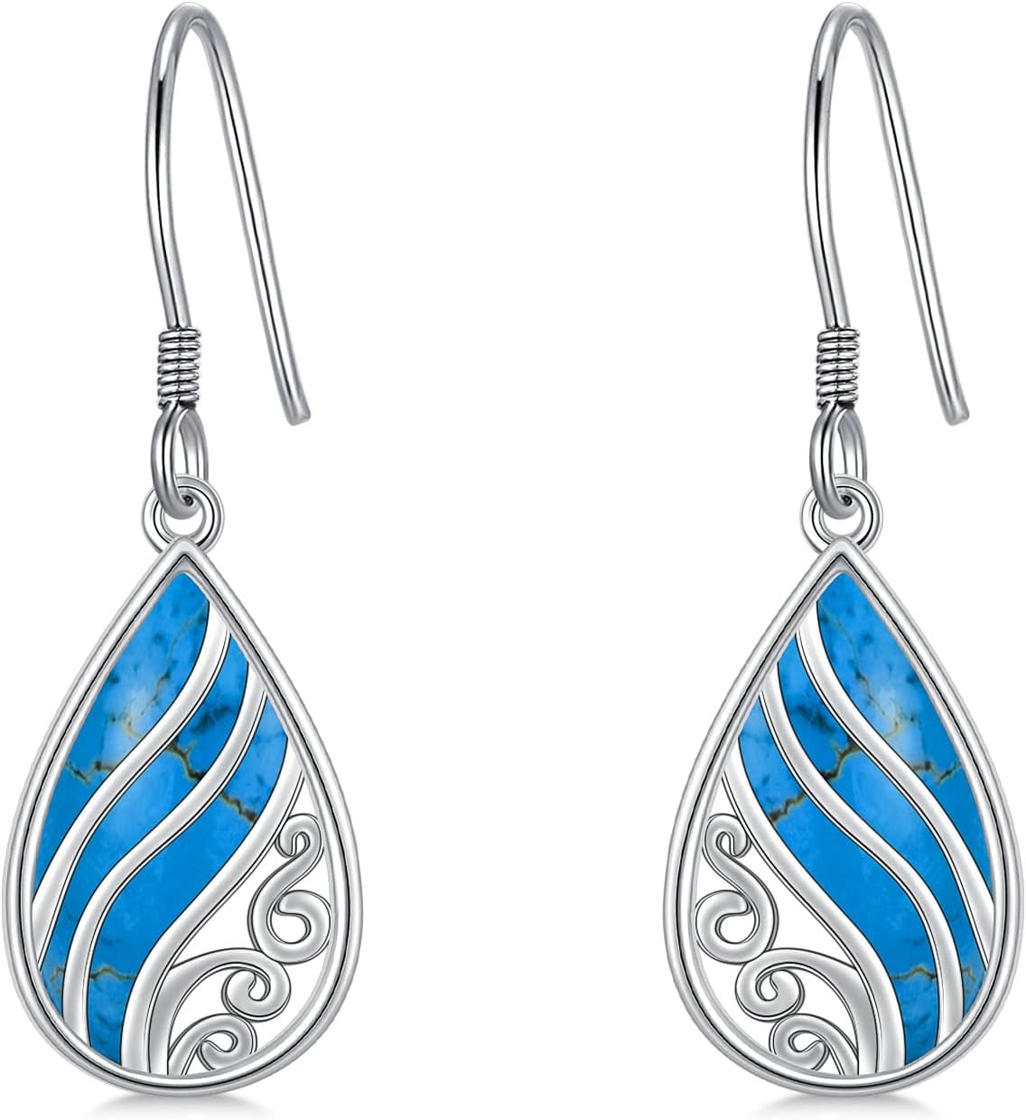 PROESS 925 Sterling Silver Dangle Drop Earrings for Women Girls Animal/Ocean/Goddess/Graduation Earrings Graduation Gifts