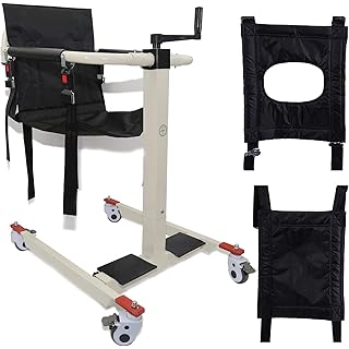 Car Wheelchair Lift Portable Steel Transport Patient Lift Car Lifts for Wheelchairs Multifunctional Elderly Disabled Transfer Lifter with 3 Padded Seat for Hospital Home(Color:29.5"x29.5"x37.4")