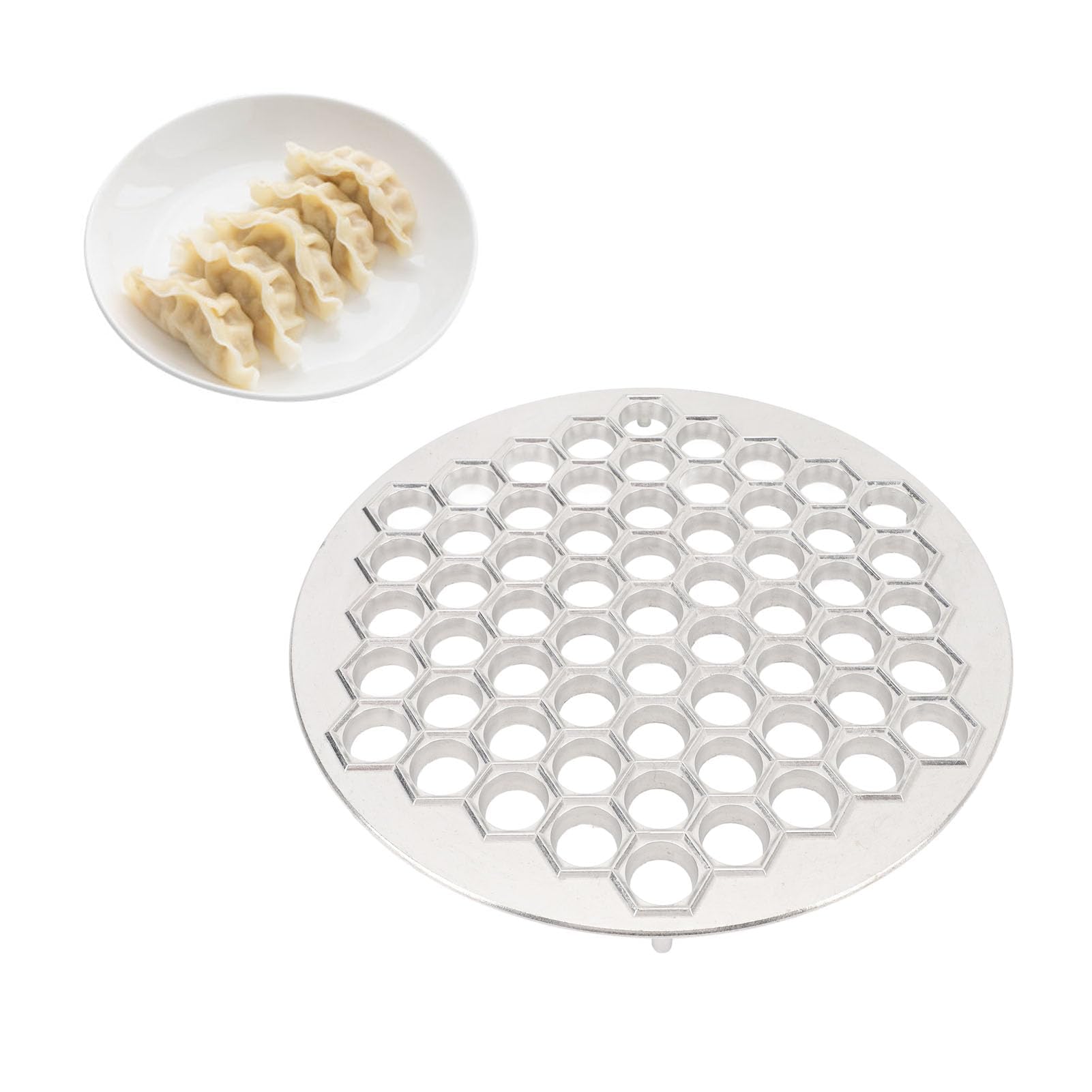 Machine à raviolis russe en métal à 61 trous pour pelmeni fait main