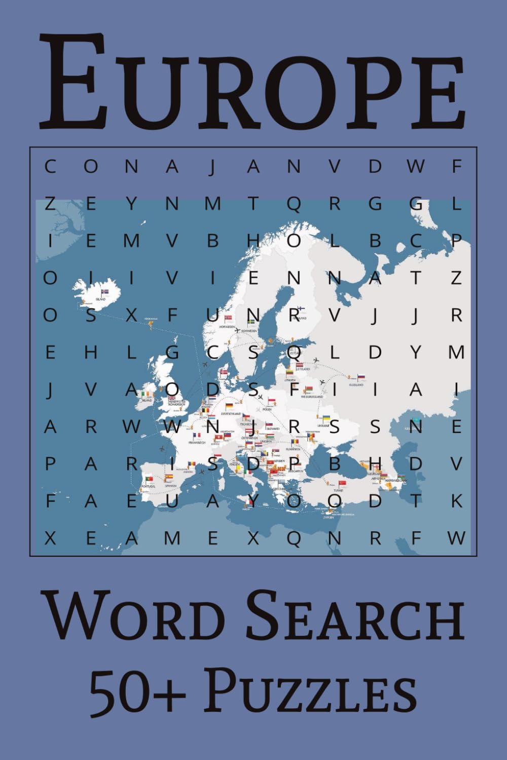 Europe Word Search Book: A Graceful Journey through Europe’s Rich History and Culture — A Thoughtful Gift for Curious Minds
