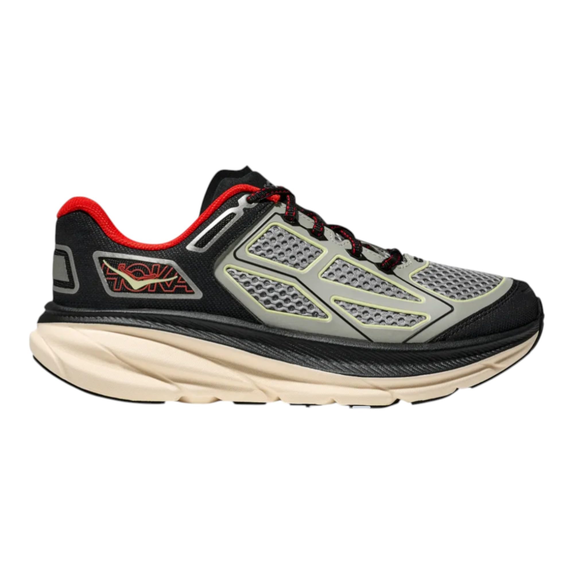 HOKA Unisex Adult Clifton One9 Lifestyle Shoes (Habanero/Black, US Footwear Size System, Adult, Men, Numeric, Medium, 11)
