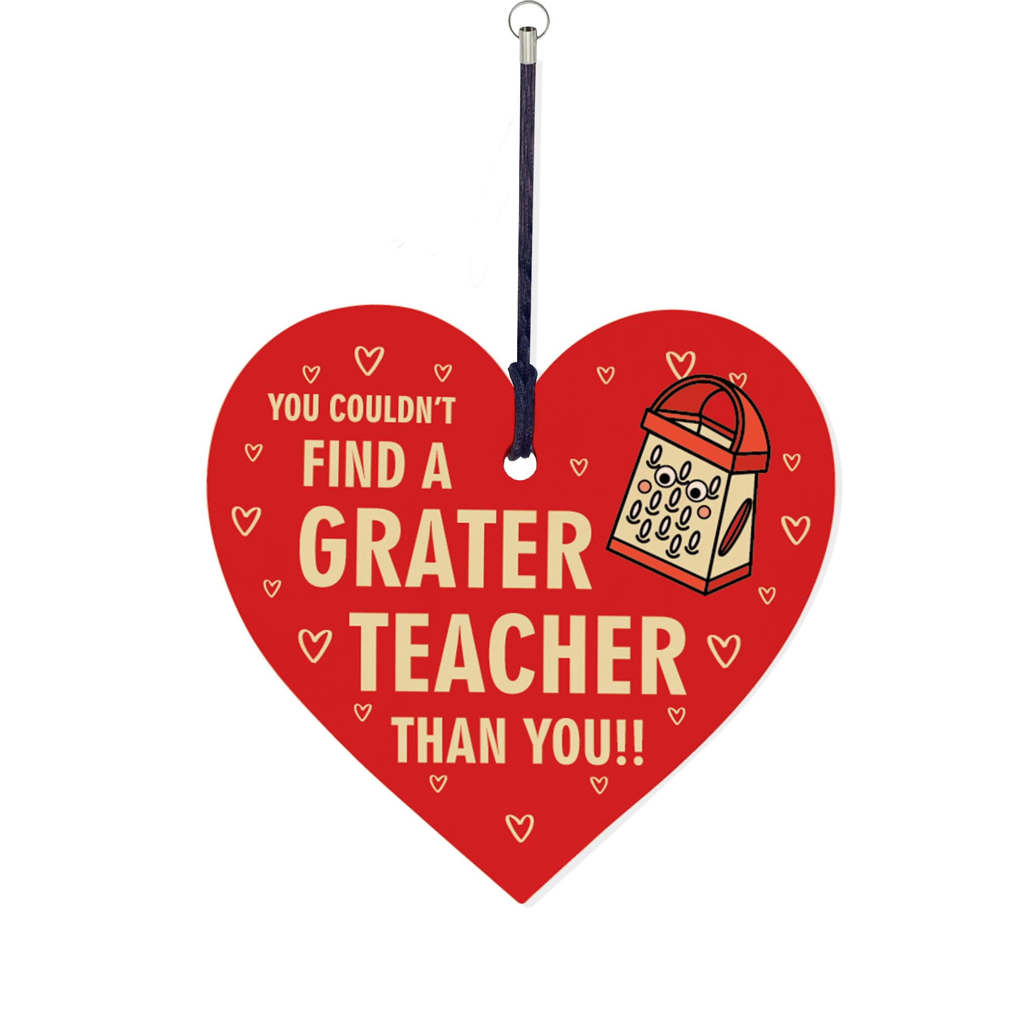 RED OCEAN Funny Teacher Keyring - Best Teacher Gifts - Teacher Appreciation - Leaving School, Nursery, Preschool Gifts For TA, Teacher, Women, Nursery Teacher - End of Term Gifts
