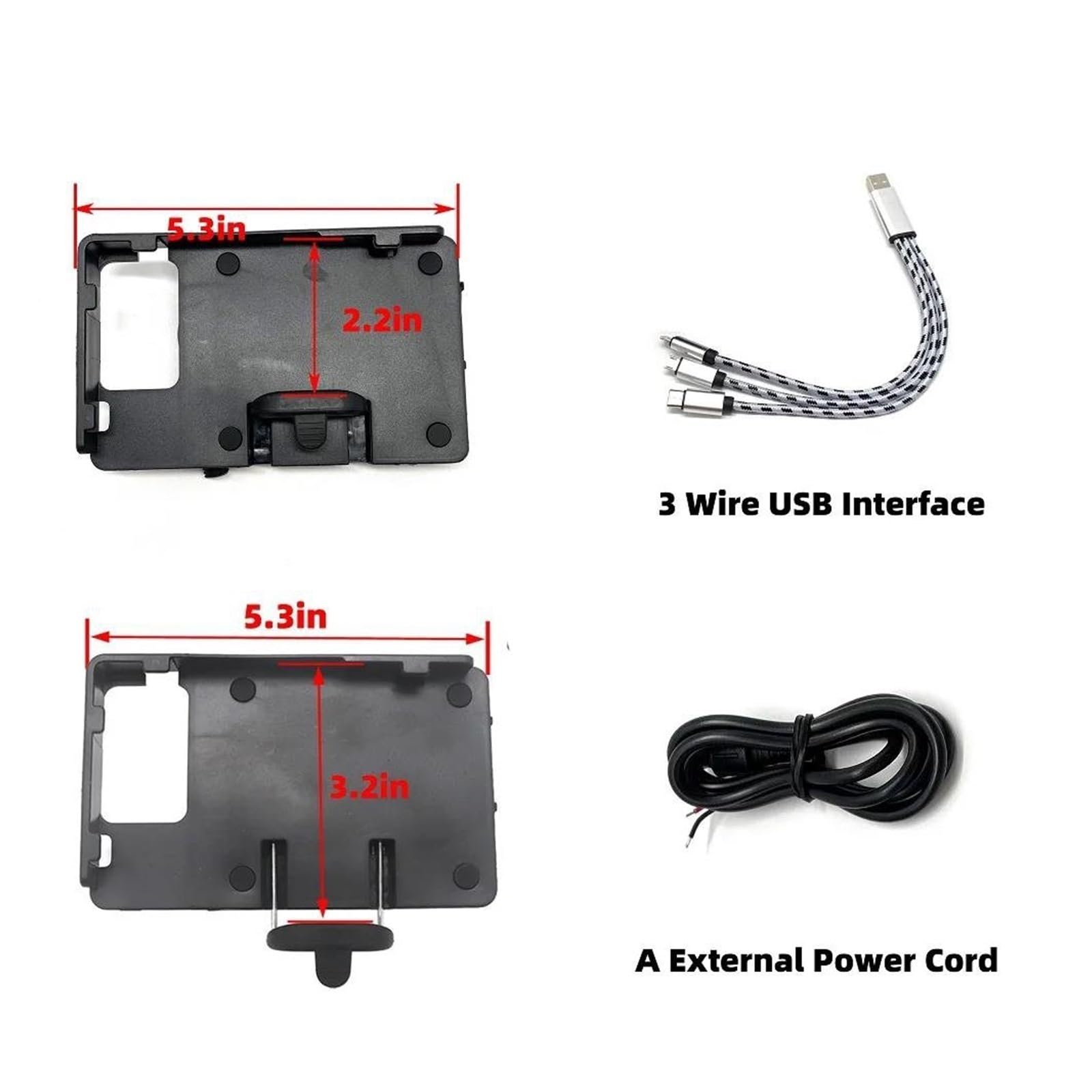 Navigatore Caricatore USB Per R1200GS ADV F700/800GS 12 MILLIMETRI Traversa Supporto Del Telefono Staffa Di Navigazione Del Telefono Supporto