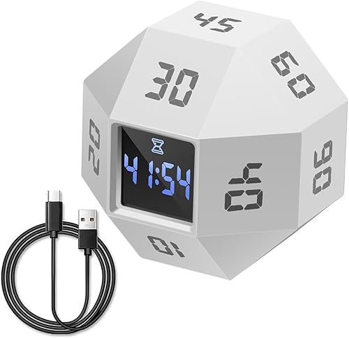 Este temporizador cuenta con una pantalla pequeña y tres modos de alerta sonido, vibración y silencio. Es una herramienta versátil diseñada para