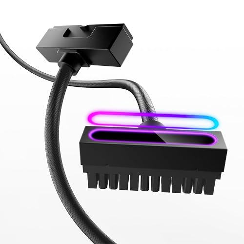 AsiaHorse Hydrus-24PIN PC PSU Extension Cable ARGB LED