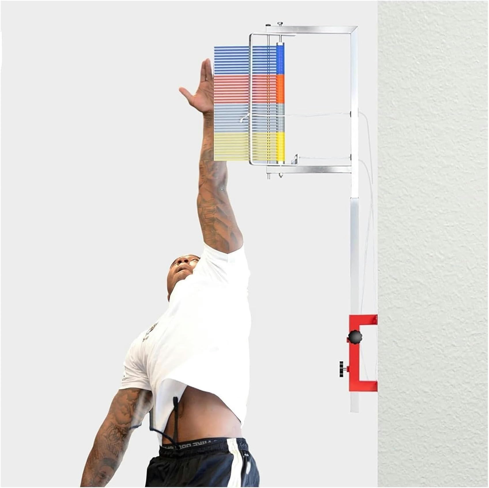 Testeur de mesure du saut vertical mural pour entraînement de volley-ball et basket
