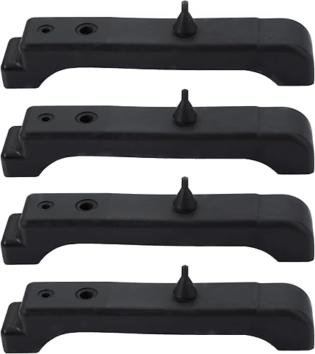 Paquete de 4 almohadillas de goma aislantes de radiador de 4 núcleos para GM Buick Chevy Pontiac Replace4012-326-682S Cojín de montaje superior e
