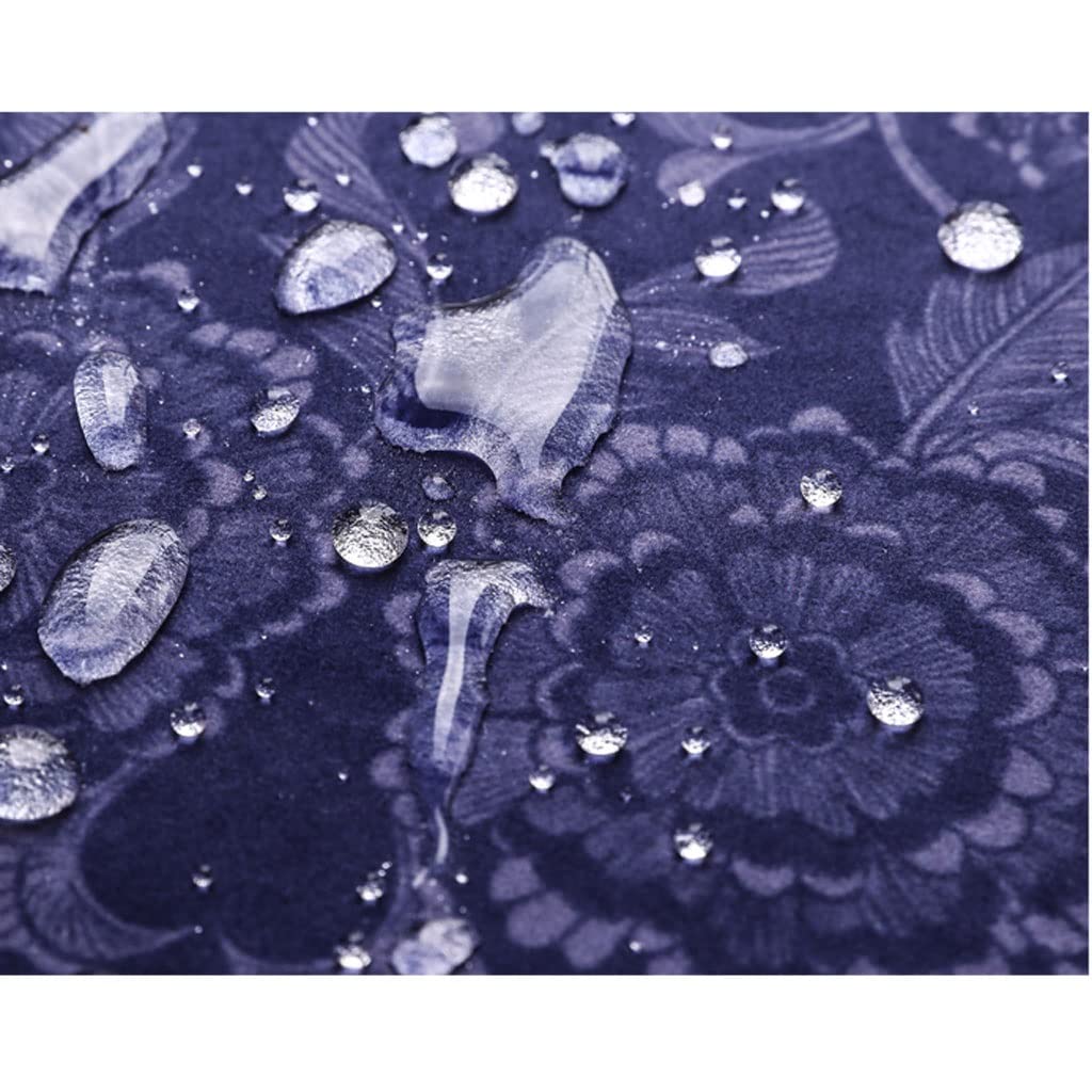 Tela De Mesa Suave Mantel mantel azul y blanco mantel de mar azul mantel mantel rectangular mantel de mesa de mesa, mesa de mesa de té Cubierta De Mesa De Tela (Color : A, Size : 55 X 87 inch)