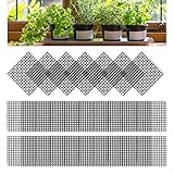 Mesh-Augen-Design: Kleine Mesh-Augenlöcher des Blumentopf Mesh Pad können effektiv verhindern, dass Insekten von unten in den Blumentopf gelangen, sodass Pflanzen gesünder wachsen können.