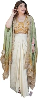 Kapindra Enterprise Lehenga Choli For Women's And Girls For Style Premium Crep Silk Fabric With Embroidery cording Work Bl... Price In India