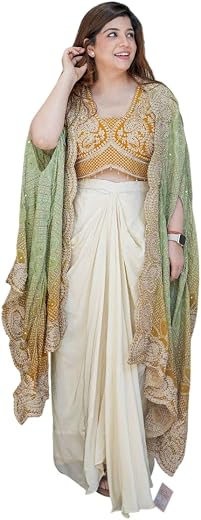 Kapindra Enterprise Lehenga Choli For Women's And Girls For Style Premium Crep Silk Fabric With Embroidery cording Work Bl...