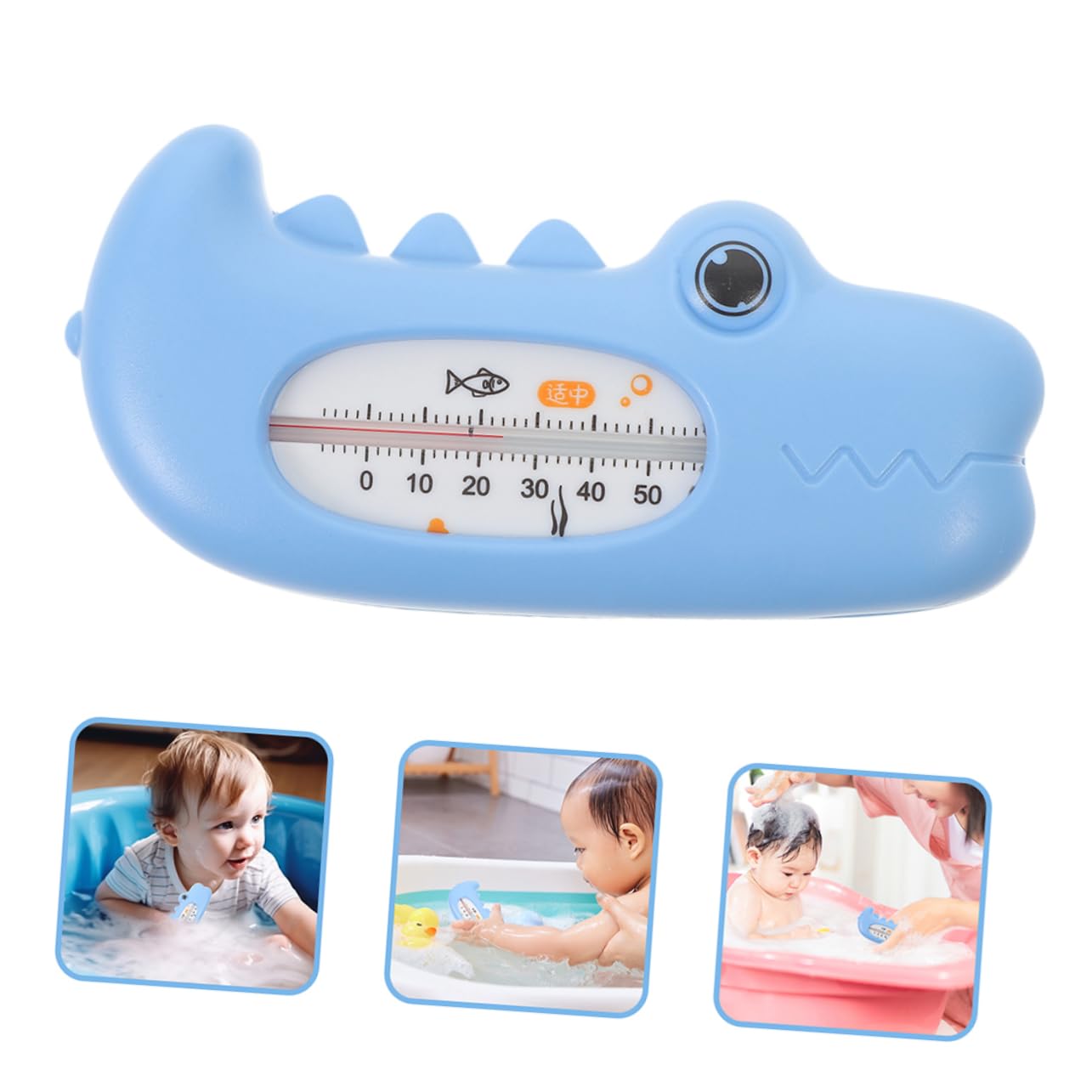 HEMOTON 5 Ensembles Thermomètre À Eau Pour Bébé Thermomètre De Bain Thermometre De Bain Siège De Bébé À Eau De Dessin Animé De Piscine 2 Pièces * 5