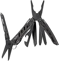 Vista 10 de NEXTOOL EDC Llavero Multiherramienta, 10 en 1 Mini Cuchillo de Bolsillo Multiherramienta con Alicates de Punta Fina, Tijeras, Mini Gadgets Útiles